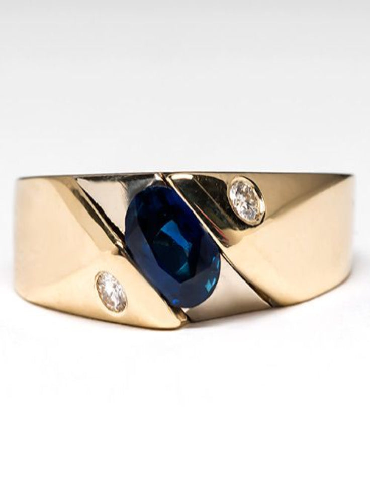 Azuria Men 18kt Gold Plated Ring