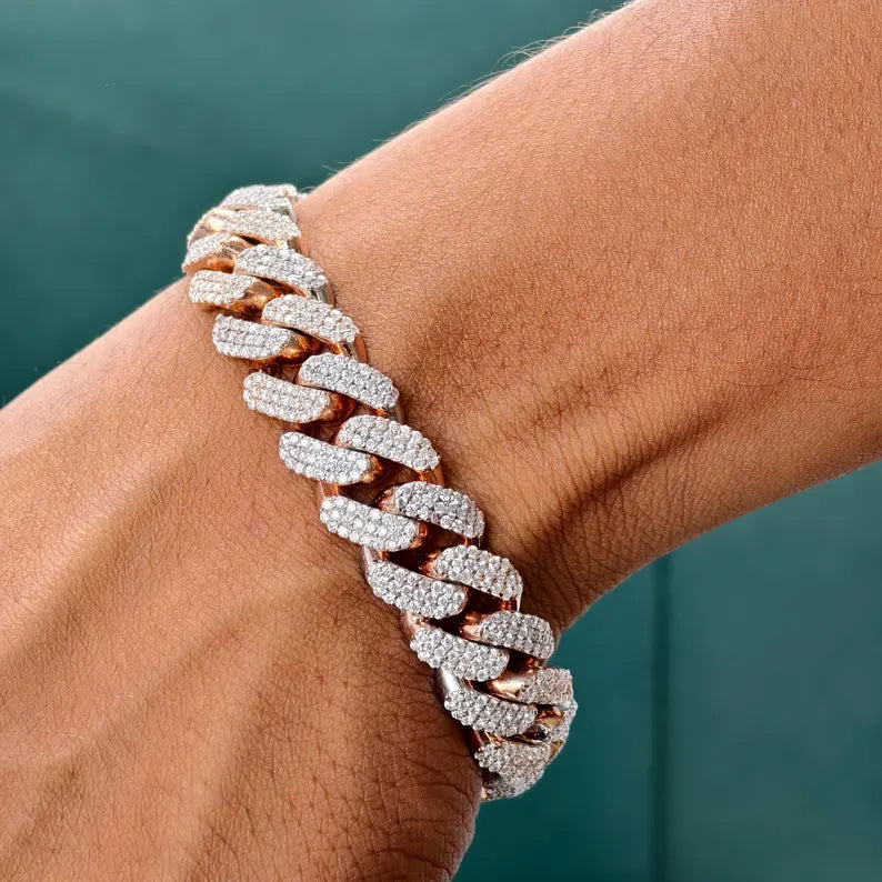 Havana Frost Bracelet | Iced Cuban Link