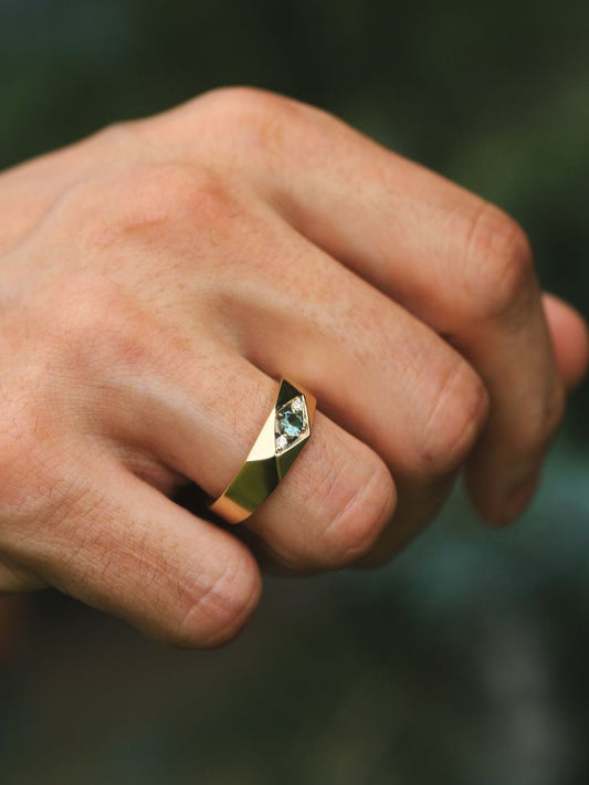 Verdania Men 18kt Gold Plated ring