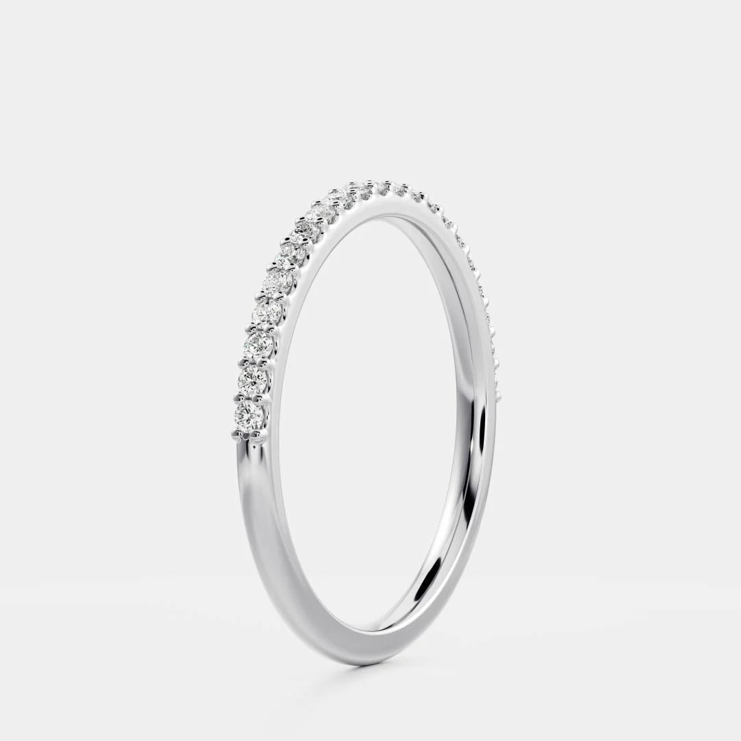Ava Women 18kt White Gold Plated Ring