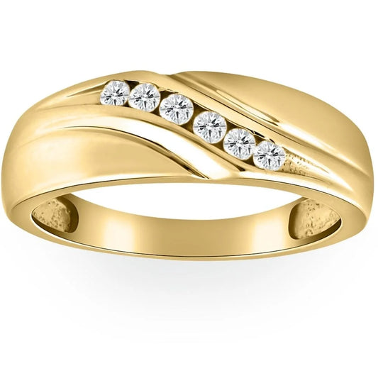 Men’s Sol Ring | 18K Gold-Plated Brilliance with Zirconia