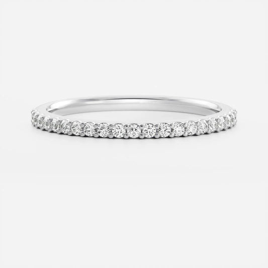 Ava Women 18kt White Gold Plated Ring
