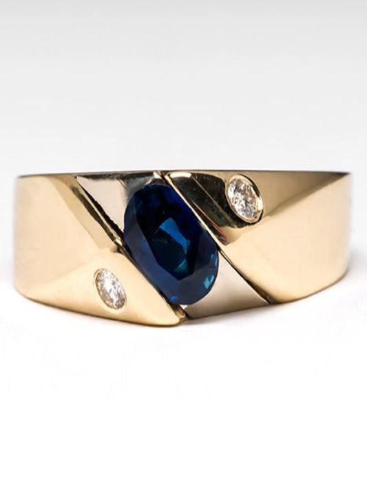 Azuria Men 18kt Gold Plated Ring