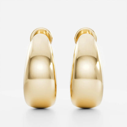 Statement Hoop Women 18kt Gold Plated
