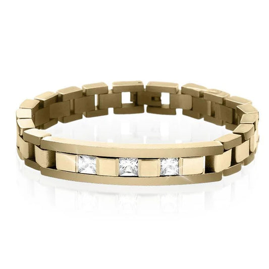 Men 18kt Gold Plated Bracelet