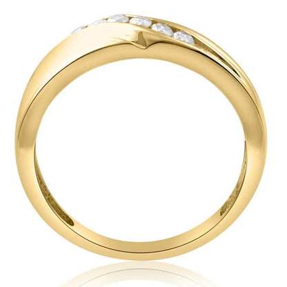 Men’s Sol Ring | 18K Gold-Plated Brilliance with Zirconia