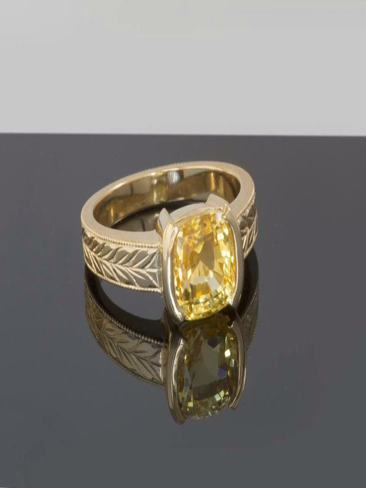Dawnlight Men 18kt Gold Plated Ring
