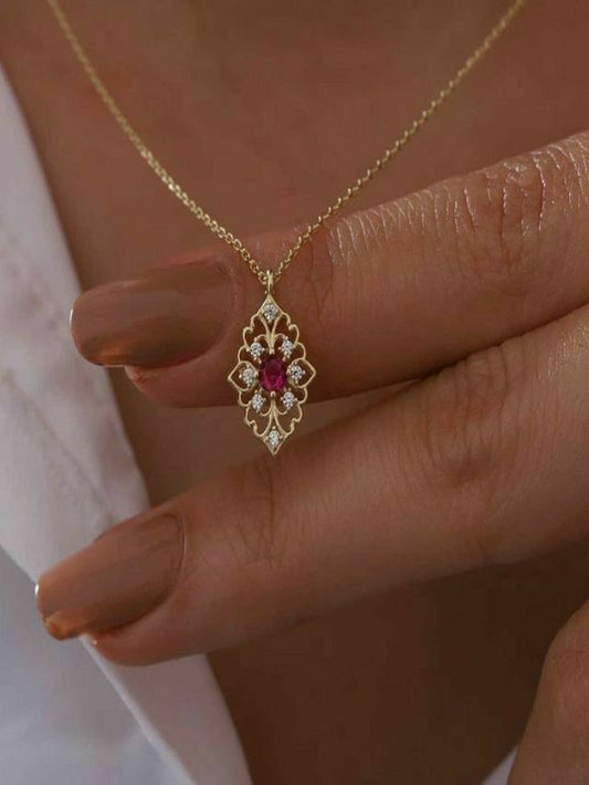 Regal Ruby Pendant