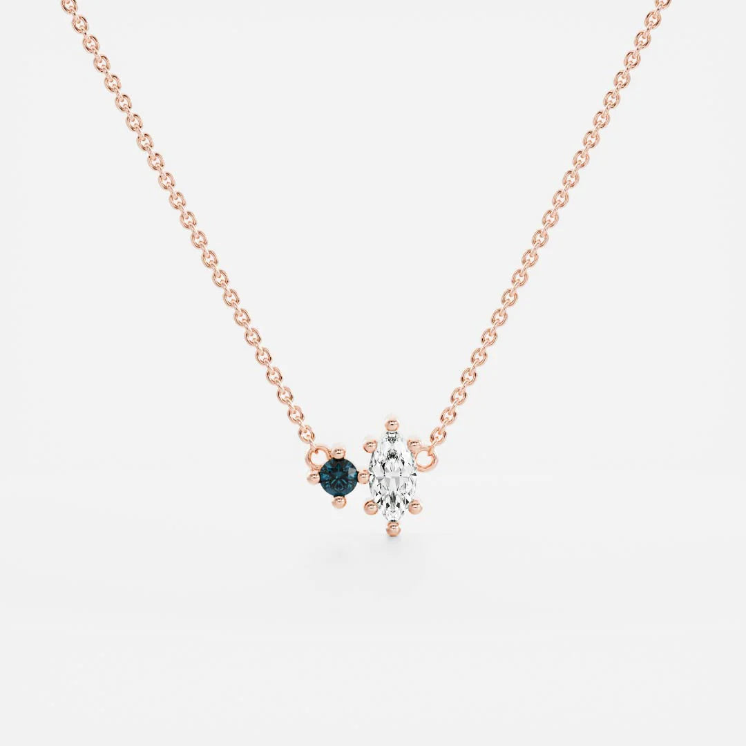 Birthstone Pendant Women 18kt Gold Plated